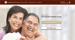 Desktop Screenshot of champaigndentalgroup.com